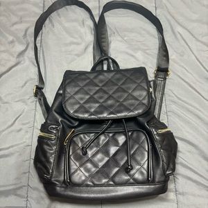 Torrid Quilted‎ Faux Leather Drawstring Backpack